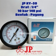 JP KY 50 MANOMETER 1/ 4 INCH PRESSURE GAUGE/ 10 BAR 140 PSI JP KY-50 PUMP PRESSURE METER/ 10BAR 10PS