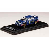 HOBBY JAPAN 1:64 Subaru Impreza WRX STI GC8 Bluesport Blue with Rally Livery