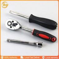 46pcs/set Tool Box Car Motorcycle Repair Set Hand Tools Home Service motor DIY Kit (Black)