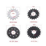 Motorcycle 410 Chain Plate 16T 18T 22T 28T Sprocket 18/22 Tooth Transmission Gear Fit For Electric