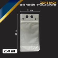 Standing Pouch Minuman Buram (FREE SEDOTAN) | Plastik Ziplock Klip Minuman| Stand Up Drink Bag  | Ke