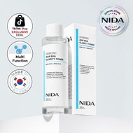 NIDA AHA BHA Clarity Toner Daily Exfoliant Skincare Soothing