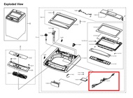 อะไหล่แท้ศูนย์/สายไฟเมนบอร์ดเครื่องซักผ้าซัมซุง สายไฟบน/ASSY WIRE HARNESS-MAIN/DC93-00680A/ตำเเหน่ง