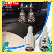 YOHII Car Audio Connector, Gold Silver Pure Copper Car Speaker Wire Terminal, 0GA 4GA 8GA Wire Reduc
