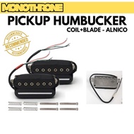 Pickup Humbucker Guitar Dual Coil Humbucker Coil Split Pickup Humbucker Alnico Spool Humbucker Blade
