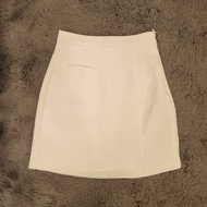 NEW Skirt Short Above The Knee Work White Size S