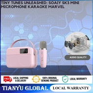 Karaoke Machine Portable PA Speaker System Wireless Microphone Voice Changer for Home Kids Adults
