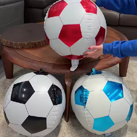 1/3Pcs 22Inch 4D Football Foil Balloons Football Party Supplies Soccer Themed Birthday Party Decorat