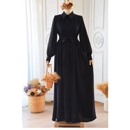 Gamis Crinkle Full Kancing Calista