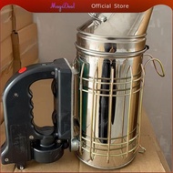 MagiDeal Bee Hive Smoker Professional Stainless Steel Industrial Use Bee Smoker for Farm Apiculture 