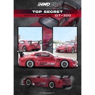 INNO64 1/64 TOYOTA SUPRA (A80) "TOP SECRET" RED