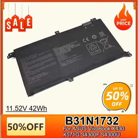 B31N1732 42Wh Laptop Battery for ASUS VivoBook X430UA X430UF X430UN X430FA X430FN S4300U S4300F X571