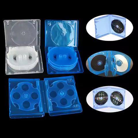 1/2/6/8/10 CD Case Storage Box Blu-ray Replacement Game Cases Protective Box For PS4 PS5 CD DVD Disc