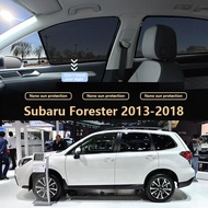 Magnetic Car Window Sunshade for Subaru Forester 2013-2018 Car Window Cover Curtains Accessories