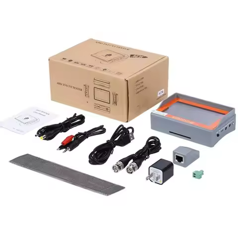 4.3Inch Monitor AHD CCTV Tester Monitor 8MP Analog Camera Testing PTZ UTP Cable Tester RS-485 PTZ Co