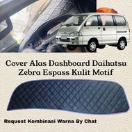 Daihatsu Zebra Espass Dashboard Cover Premium Leather Car Interior Accessories Motif