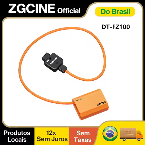 ZGCINE D-Tap to NP-FZ100 Dummy Battery Cable for Sony ZV-E10II ZV-E1 A7M4 A7M5 A7CII FX30 A6700 A7S3