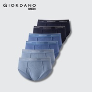 Giordano Men Classic Cotton 6-piece briefs pack