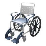 MEDPRO™ Self-Propel Anti-rust Plastic Mobile Toilet Commode Chair with Wheels MEDPRO MEDICAL SUPPLIE