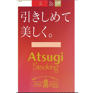 ATSUGI絲襪：結實耐用，美觀大方，不易勾絲。 ML碼，3雙裝。顏色：裸米色。