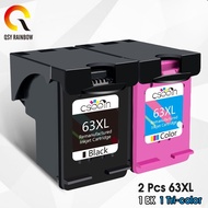 #Blue fantasy# QSYRAINBOW 63XL Re-Manufactured Replacement For HP 63 Ink For Cartridge Deskjet 1110 1111 1112 2130 2131 2132 Printer