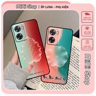 Oppo A57 2022 / A77s / A57 4G case printed with the image of peace of mind, peace calligraphy