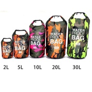price Camouflage waterproof bag shoulder bucket bag Military 5L / 10L /15L / 20L Dry Bag