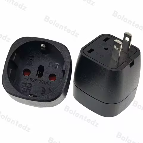 European Korea Italy Switzerland Brazil Socket Adapter USA JP Travel Adapter Power Converter EU To U