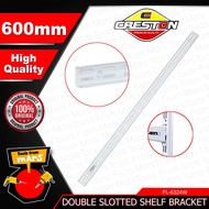 CRESTON Double Slotted Shelf Bracket 600mm FL6324W •TOOLS FROM MARS•