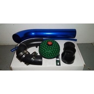 Perodua Kelisa Kenari Air Filter Ram Pipe Piping Intake Kit Set With 2.5" Inch Open Pod HKS Green Mu