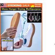 Penyangkut Kasut Gantung Shoes Drying Rack Shoes Hanger Double Hook Multi-Purpose Rotatable 鞋架 多功能挂架