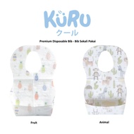 KURU Premium Disposable Bib Disposable Baby Apron Baby Bibs Apron
