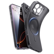 Ốp Lưng Cho iPhone 16 Pro/ iPhone 16 Promax ESR ZERO CLEAR CASE (Halo Lock) Sạc từ tính siêu mỏng si