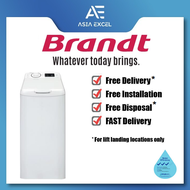 Factory Store BRANDT BT650MA 6.5KG WHITE TOP LOAD WASHING MACHINE