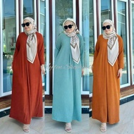 Ayden | Muslimah KAFTAN Chest ZIP IRONLESS No Need To Rub