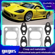 gugushop Turbo Gasket Set  Mounting Kit Easy Installation 2 Pcs Metal Alloy Paper Turbocharger for H