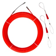 15m/30m/50m Duct Rodder Fish Tape Wire Rod Electrical Cable Puller Rod Through Wall Threader Kit