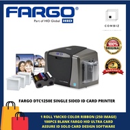 FARGO DTC1250E SINGLE SIDED ID CARD PRINTER