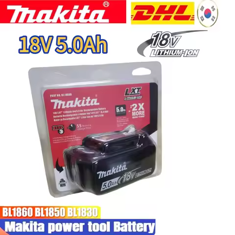 Hot selling original Makita 18V 5/6/Ah rechargeable battery, charger, long battery life,Makita power