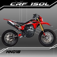 Decal sticker, decal sticker honda crf 150 full body code67