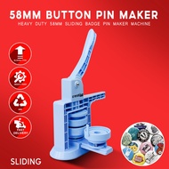Creative Button Pin Maker Sliding Base Plate 58mm Button Pin Machine | Customized Pin Badges
