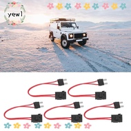 YEWW 5PCS Fuse Connector, 16AWG 20A Car Fuse Holder, Waterproof With Wire Auto Inline Fuse Holder Au