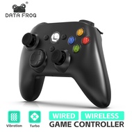 Wireless/Wired Controller For Xbox 360 Game Controller with Dual-Vibration Turbo Compatible with Xbox 360/360 Slim and PC Window