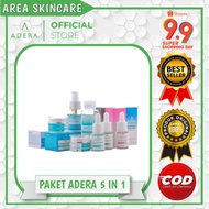 ORIGINAL [5 IN 1] Paket Lengkap Skincare Adera Glowing + Serum Adera