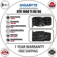USED GIGABYTE GTX 1660 Ti OC 6G Graphics Card  6GB 1536SP GDDR6 1800MHz 1 Year Warranty