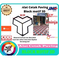 Cetakan Paving Blok 3d Motif 3 Dimensi Ukuran 55 CM Diy Paving 3D