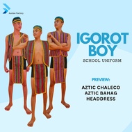 Austee Filipino Igorot Costume Lapu lapu Attire Igorot Baguio Set Chaleco Vest and Aztic Bahag