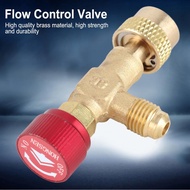 Brass Control Valve  High Quality Easy to Use for Refrigerant Charging Hose R410A