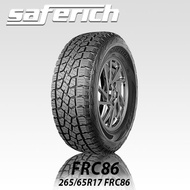 SAFERICH 265/65R17 TIRE/TYRE 112S/T*FRC86 HIGH QUALITY PERFORMANCE TUBLESS TIRE