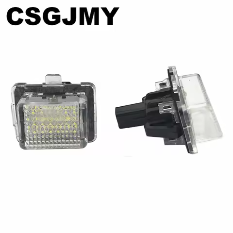 Car Flashing 2PCS LED License Number Plate Light for Benz W204/W205/W216/W218/W212/W221/W231/W222/CL